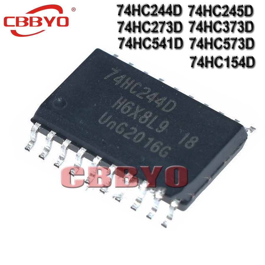 วงจร 74HC244D 74HC244 Integrated SOP SN74HC244DWR SOP-20 74HC245 74HC273D 74HC373D 74HC541D 74HC573D
