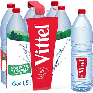 🌟พร้อมส่ง🌟Vittel Still Water PET 1.5L. น้ำแร่ธรรมชาติ 1.5 ลิตร 6 ขวด