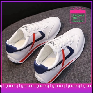 [พร้อมส่ง] Tenis feminino รองเท้าผ้าใบลําลอง ระบายอากาศ สีขาว เหมาะกับการวิ่ง ไซซ์ 35-40 สําหรับผู้หญิง