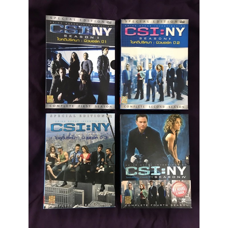 DVD ภาพยนต์ CSI : New York Season 1-4