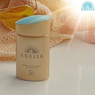 🌟 กันแดด สูตรน้ำนม แอนเนสซ่า ANESSA PERFECT UV SUNSCREEN SKINCARE MILK SPF50+ PA++ 60มล.