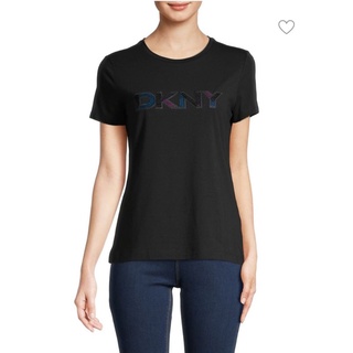 เสื้อยืด DKNY Sequin Logo T-Shirt ไซน์ S