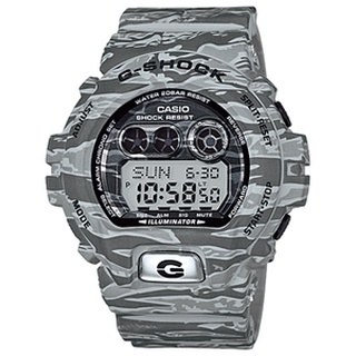 Casio G-Shock นาฬิกาข้อมือผู้ชาย สายเรซิ่น รุ่น GD-X6900TC-8 - สีพรางเทา จากร้าน henghengwatch