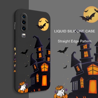 เคสโทรศัพท์มือถือซิลิโคน ป้องกันรอบด้าน ลาย Ghost House สําหรับ Huawei P30 P20 Pro Lite 2019