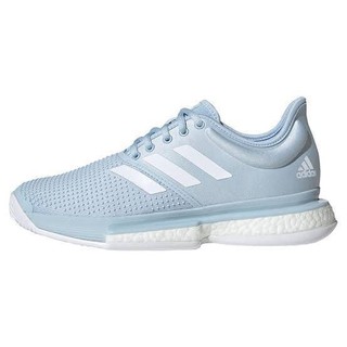 ADIDAS SOLECOURT PARLEY BLUE WHITE WOMAN รองเท้าเทนนิสสำหรับคุณผู้หญิงของแท้