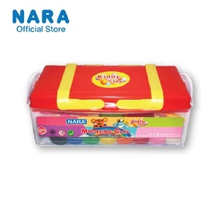 NARA Modelling Clay ดินน้ำมันไร้สารพิษ ขนาด 430 กรัม 8 สี พร้อมเเม่พิมพ์ครบชุด