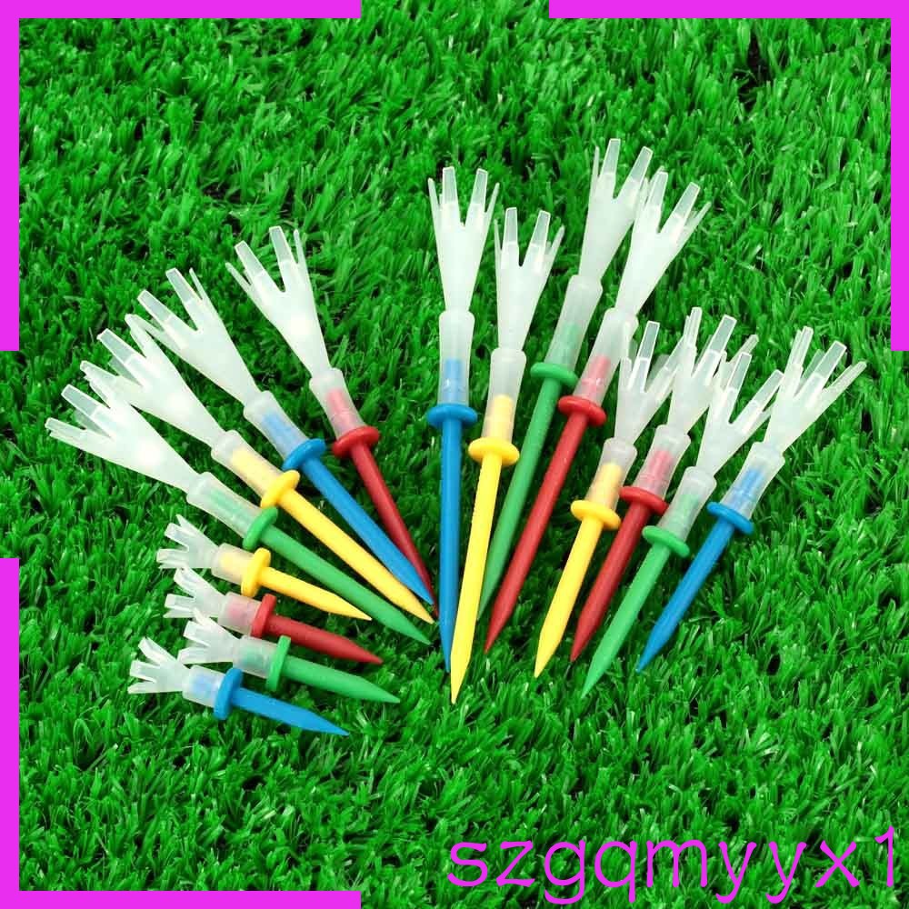 Freeport 16pcs/Box Pro Golf Tee Multicolor Durable Golf Tees Golf ...