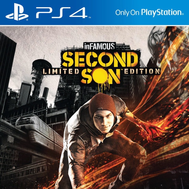 แผ่นเกมส์ PS4 : Infamous Second Son