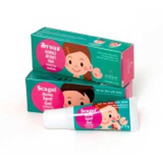Scagel Acne Spot Gel 9g เจลแต้มสิว จากสมุนไพรธรรมชาติ