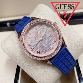 GUESS สายยาง byMMTIME นาฬิกาแบรนด์แฟชั่นสินค้าพร้อมกล่อง