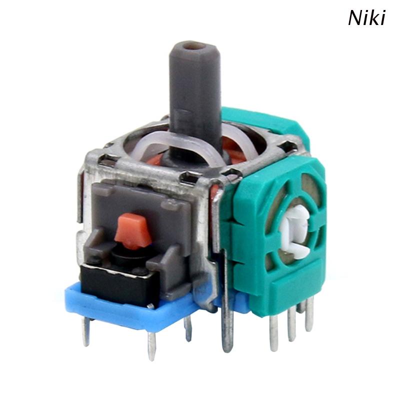 Niki Replacement 3D Analog Stick Sensor Module Thumb Stick Micro Switch for PS5/PS4 Gamepad Repair Controller