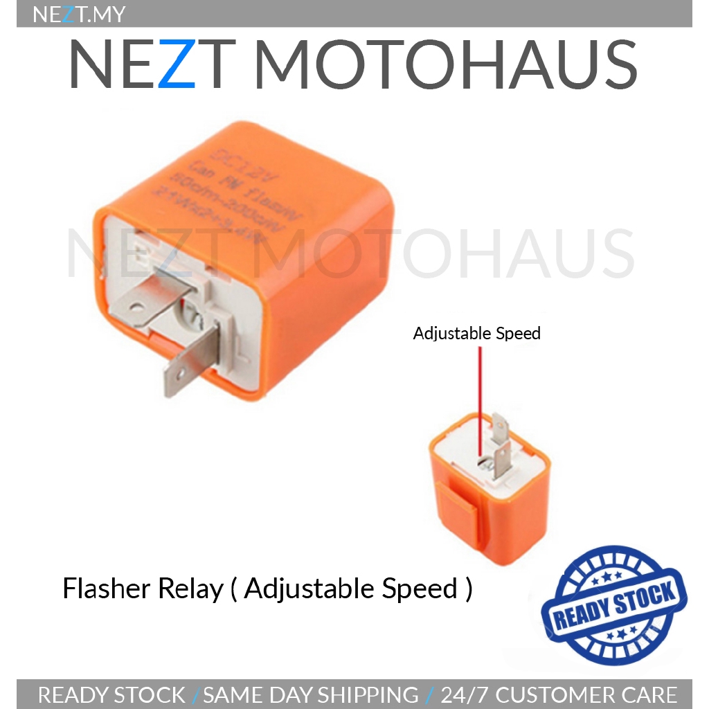 LED Condenser Flasher Relay Speed ไฟเลี้ยวรถจักรยานยนต์แบบปรับได้