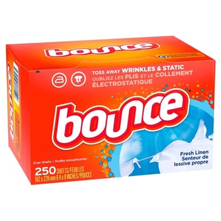 พร้อมส่ง  250 แผ่น แผ่นอบผ้า Bounce® Outdoor Fresh™ Fabric Softener Dryer Sheets