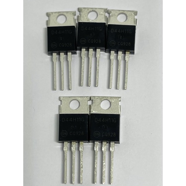D44H11 ชนิด NPN 10A 80V แพ๊คละ 3 ตัว มีสินค้าพร้อมส่ง