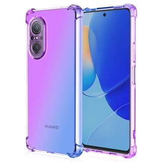 Huawei Nova 9 SE 8 8i Nova9 SE เคสเสริมถุงลมนิรภัย เคสกันกระแทก กันตก ไล่ระดับสี เคสโทรศัพท์