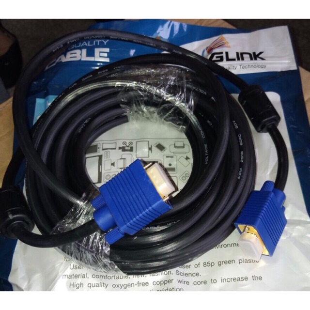 SALE Glink สาย VGA Cable 1.8เมตร #คำค้นหาเพิ่มเติม คีย์บอร์ดเกมมิ่ง Keybord EGA RGB USB เข้าสายตัวเมีย DisplayPort