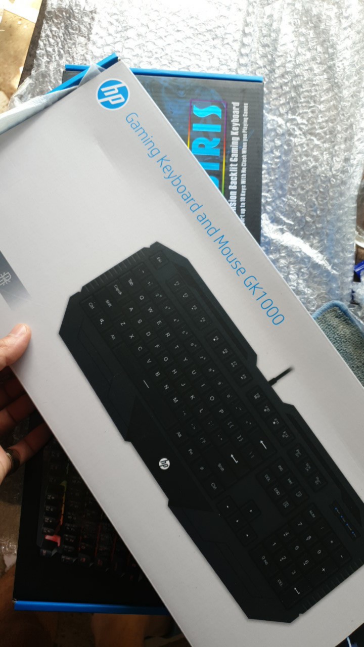 HP GK1000 Gaming Keyboard and Mouse Shopee Thailand