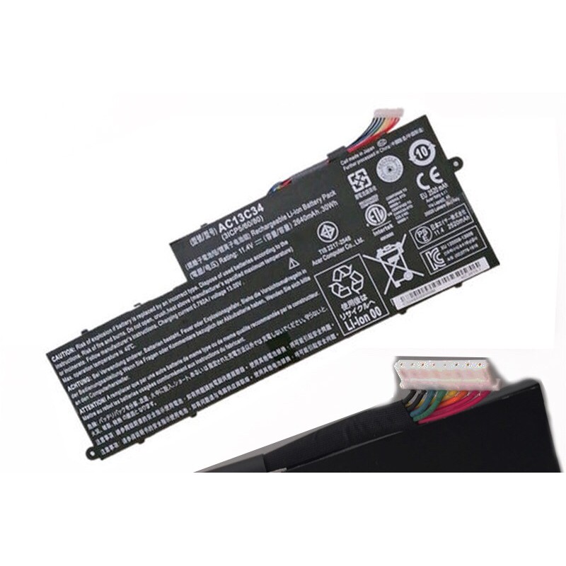 Acer Aspire V5-122p ES1-111M V5-132 V5-132P MS2377 AC13C34 MS2381 E3-112-C3XN E3-111-C8K0 notebook b