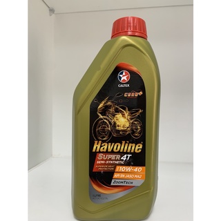 CALTEX น้ำมันเครื่อง Havoline T4 เซมิ-ซินเธติก (กึ่งสังเคราะห์) 10W-40 ขนาด 1 ลิตร