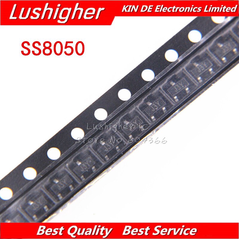 100PCS SS8050 J3Y SOT23 MMBT8050 MMBT8050LT1G SMD SOT-23 ทรานซิสเตอร์ใหม่