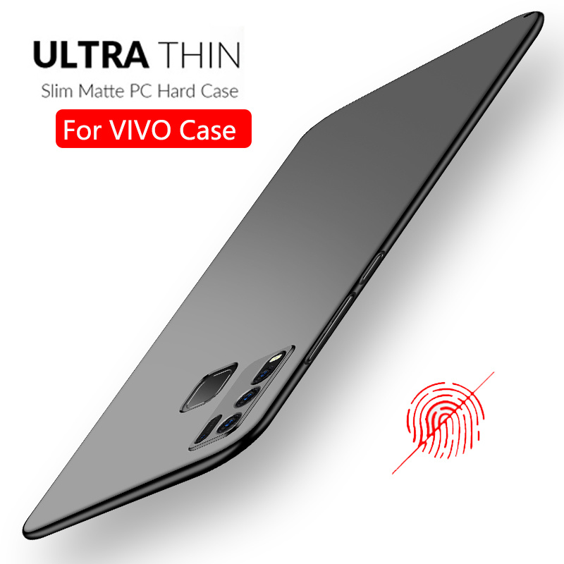 Slim Matte เคสโทรศัพท์สําหรับ VIVO Y50 Y30 Y30i Y19 กรณี Hard PC Cover