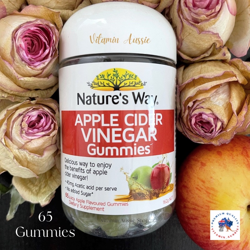 Nature’s Way Apple Cider Vinegar Gummies 65 Gummies Exp. 9/24