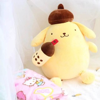 ตุ๊กตาผ้าห่ม sanrio ขนาดสูงประมาน 40 cm ผ้าห่มลายตามภาพ ขนาด 3 ฟุต แยกจากตัวตุ๊กตา  มีด้วยกัน 4 ลาย ราคา 490 บาท🚌