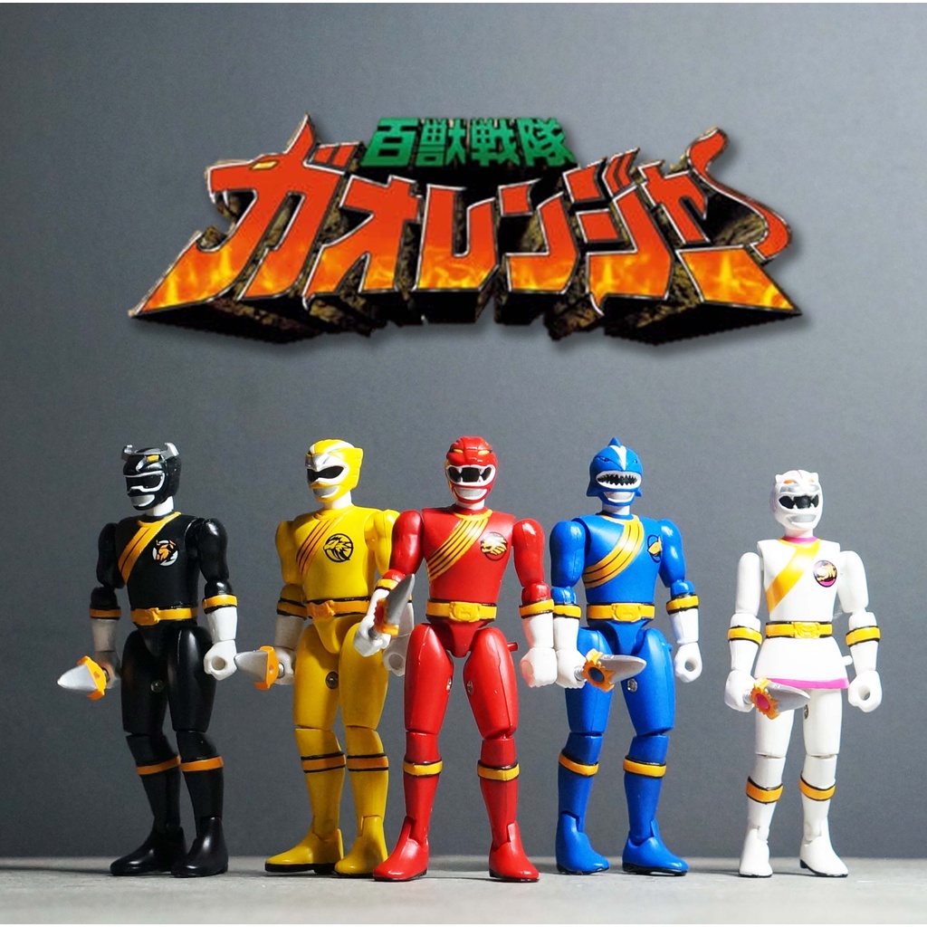 Banpresto Super Sentai Gaoranger Mini Action Figure NEW เซนไต YEAR 2001