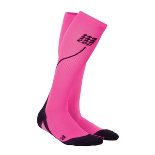 CEP PRO+ RUN SOCKS 2.0, PINK/BLACK, WOMEN II