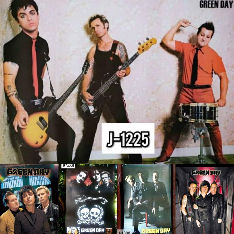 Green Day โปสเตอร์ติดผนังภาพ Green Day