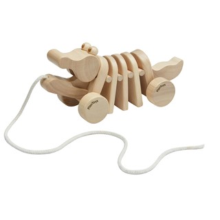 PlanToys 5721 DANCING ALLIGATOR - NATURAL ของเล่นไม้จระเข้เต้นรำสีธรรมชาติ