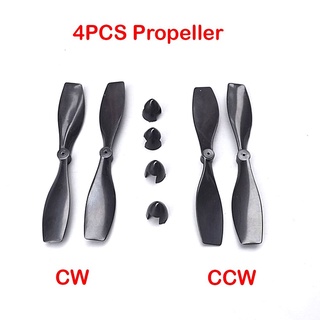 4PCS 75mm Blade Propeller Prop Blade CW+CCW Fit Shaft Diameter 1mm Fr RC Quadcopter Drone Coreless Motor N30 Toy Plane M