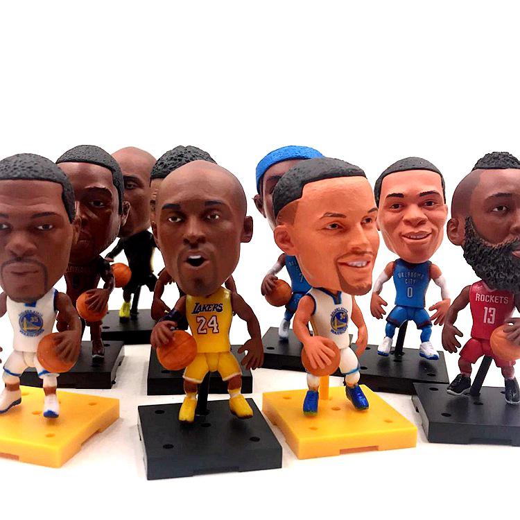 ใหม่ COD ลูกบาสเก็ตบอล NBA Michael Jordan Kobe Bryant Lebron James Stephen Curry Durant Harden Wade Irving Leonard Bobble