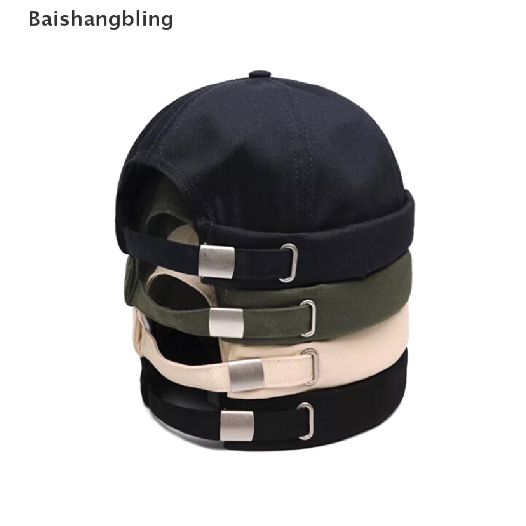 BSBL Vintage Brimless Cotton Baseball Snapback Caps Hip Hop Skull Hats Adjustable BL
