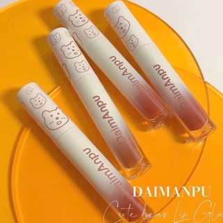 DAIMANPU Cute Bear ลิปสติก ลิปแมท Lip gloss สไตล์เกาหลี lipstick เครื่องสำอาง-023