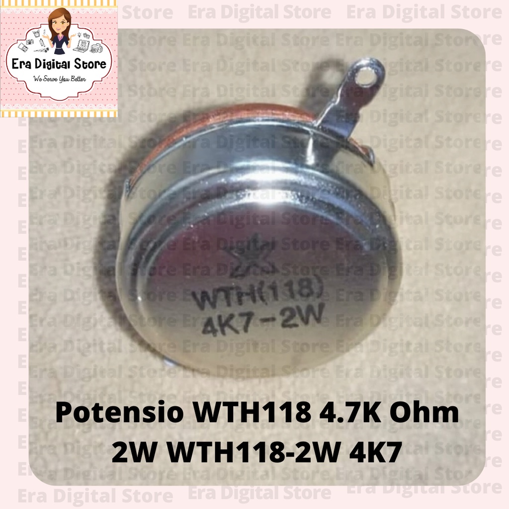 Potentiometer 2W WTH118 WTH 118 4.7K Ohm 4K7