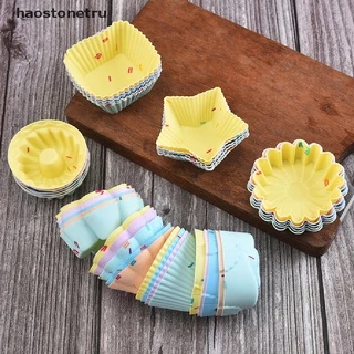 5/7 OST/10 ชิ้น/เซ็ตแม่พิมพ์เค้กซิลิโคนมัฟฟิน Cupcake แม่พิมพ์อบ DIY เครื่องมือตกแต่งเค้ก N