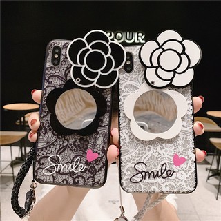 Huawei Y5P Y7P Y6P Y8P Y6S Y9S เคสโทรศัพท์มือถือ Y7 Pro Y6 2018 Y9 prime 2019 Nova 3 3i 7i 4 2i 5T Honor play fashion Camellia Hard case Soft edge เคสป้องกัน