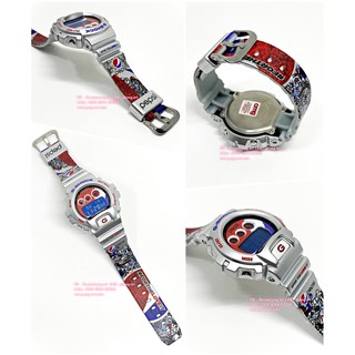 G-SHOCK Pepsi (DW-6900) นาฬิกาข้อมือ กันน้ำ ดีไซน์สวย มีสไตล์ ทนทาน ใช้งานได้นาน สินค้าคุณภาพ