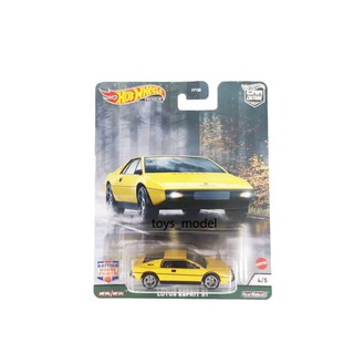 Hotwheel British Horse Power รุ่น Lotus Esprit S1 เหลือ ง ล้อยาง