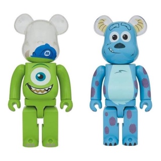 BearBrick Mike &amp; Sulley 1000% New!! ใหม่ไม่แกะ พร้อมส่ง!