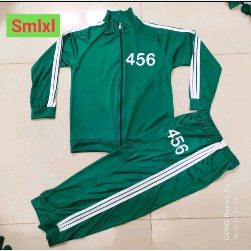 ชุดผู้เล่นSquid game ชุดวอมเขียว ชุดผู้เล่น456 🔥พร้อมส่ง🔥