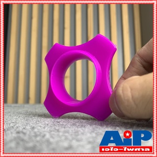 ที่รองไมค์กันกลิ้ง เหลี่ยมใหญ่ V-401 สีม่วง ที่รองไมค์ กันกล…