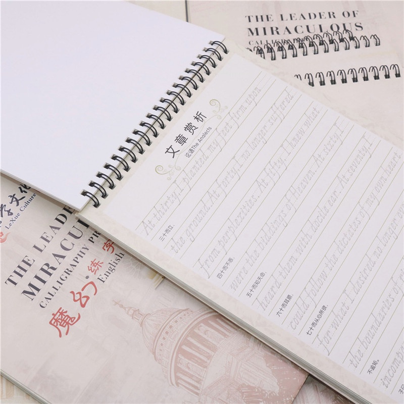 Notebooks & Notepads 70 บาท ใหม่ สมุดคัดลายมือ ภาษาอังกฤษ แบบอัตโนมัติ ใช้ซ้ําได้ สําหรับฝึกเขียนตัวอักษร Stationery