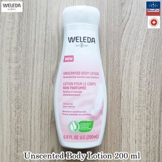 Weleda® Unscented Body Lotion 200 ml โลชั่นผิวกาย ให้ความชุ่มชื้น ไม่แห้งกร้าน Normal or Sensitive Skin