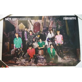 โปสเตอร์ แท้ จาก อัลบั้ม NCT 127 - Favorite Album พร้อมส่ง Poster Kpop