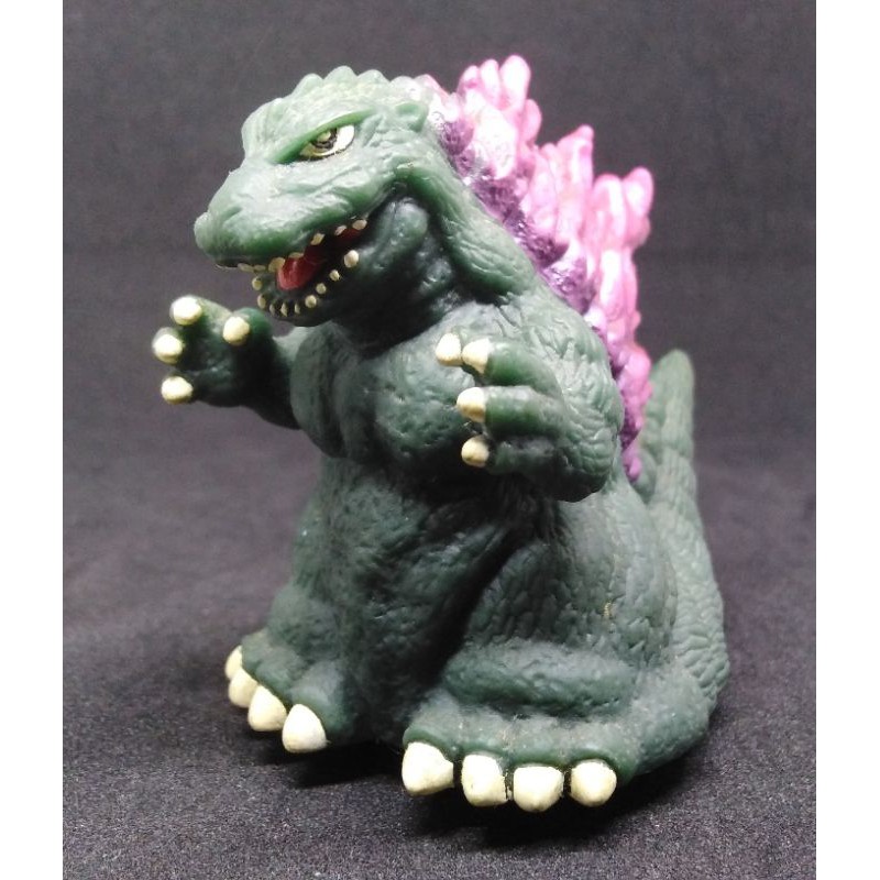ฟิกเกอร์ Godzilla 2.5 นิ้ววินเทจ 1999  Toho แท้ มีล้อวิ่งได้