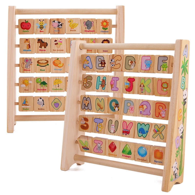 Babytime ของเล่นไม้เสริมพัฒนาการ English alphabet