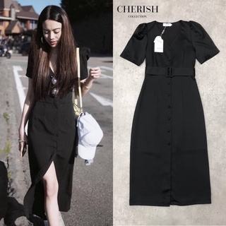 CHERISH: DRESSคอวีแขนสั้น (*เช็คก่อนกดสั่งน๊า)