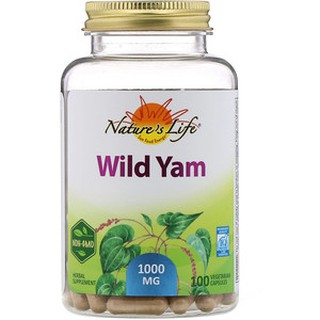 Natures Life, Wild Yam, 1000 mg, 100 Vegetarian Capsules